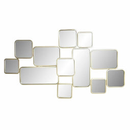 Wandspiegel DKD Home Decor Gouden Metaal (97,5 x 2,5 x 56 cm)