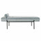 Chaise Longue Sofa DKD Home Decor Zwart Hemelsblauw Metaal 140 x 59 x 42 cm