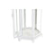 Lykta DKD Home Decor Kristal Metaal Wit (20 x 17 x 55 cm)