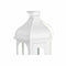 Lykta DKD Home Decor Kristal Metaal Wit (20 x 17 x 55 cm)