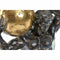 Decoratieve figuren DKD Home Decor Mannen 23 x 19 x 42 cm Zwart Gouden