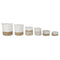 Basket spelset DKD Home Decor Wit Katoen Jute (45 x 45 x 54 cm) (6 Onderdelen)