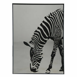Wandspiegel DKD Home Decor Kristal Zwart (60 x 3.5 x 80 cm)