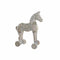 Decoratieve figuren DKD Home Decor 8424001847884 Paard Verouderde afwerking Gouden Wit Ijzer Basi...