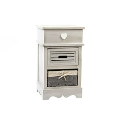 Ladenkast DKD Home Decor Beige Grijs Hout Metaal 30 x 40 cm 36 x 31 x 61 cm