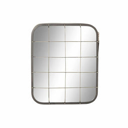 Wandspiegel DKD Home Decor Zwart Metaal Gouden (45.5 x 7.5 x 55 cm)