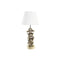 Bureaulamp DKD Home Decor Gouden Wit Koloniaal 220 V 50 W Aap (30 x 30 x 61 cm)