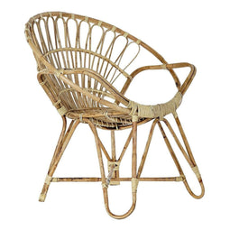 Keukenstoel DKD Home Decor 8424001825158 Multicolour Natuurlijk Rotan 77 x 58 x 85 cm