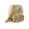 Vaas DKD Home Decor Gouden Keramiek 17 x 12 x 21 cm (2 Stuks)