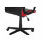 Bureaustoel met hoofdsteun DKD Home Decor 61 x 62 x 117 cm Rood Zwart