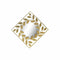 Wandspiegel DKD Home Decor Spiegel Gouden Metaal Laurel (120 x 2,5 x 120 cm)