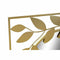Wandspiegel DKD Home Decor Spiegel Gouden Metaal Laurel (120 x 2,5 x 120 cm)