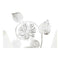 Plafondlamp DKD Home Decor 8424001823574 Wit Multicolour Metaal 25 W 220 V 38 x 22 x 31 cm 39 x 2...