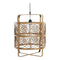 Plafondlamp DKD Home Decor Zwart Natuurlijk Bamboe Plastic 50 W 220 V 37 x 37 x 46 cm