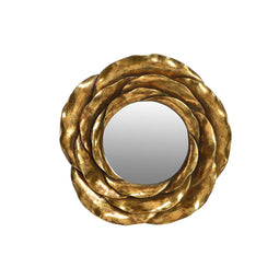 Wandspiegel DKD Home Decor Spiegel Gouden Hars (41 x 5 x 41 cm)