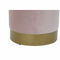 Voetensteun DKD Home Decor Roze Fluweel Gouden Metaal Polyester (35 x 35 x 40 cm)