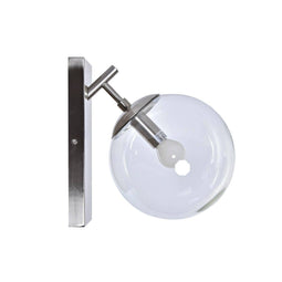 Muurlamp DKD Home Decor 20 x 25 x 27 cm Kristal Zilverkleurig Metaal 220 V 25 W Modern