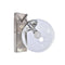 Muurlamp DKD Home Decor 20 x 25 x 27 cm Kristal Zilverkleurig Metaal 220 V 25 W Modern