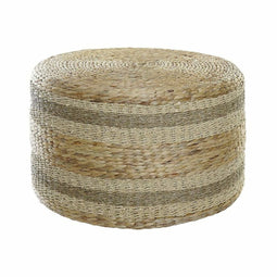 Voetensteun DKD Home Decor Vezel Natuurlijk Zeegras (65 x 65 x 39 cm)