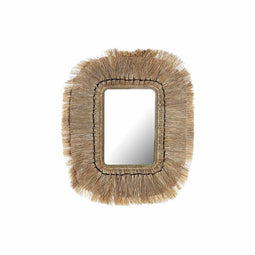 Wandspiegel DKD Home Decor Kristal Natuurlijk Jute (50 x 2 x 60 cm)