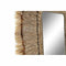 Wandspiegel DKD Home Decor Kristal Natuurlijk Jute (50 x 2 x 60 cm)