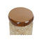 Bijzettafel DKD Home Decor Natuurlijk Wit Basilicumhout (29 x 29 x 49 cm) (30 x 30 x 50 cm)