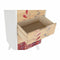 Ladenkast DKD Home Decor Natuurlijk Rubberwood Wit Kastanjebruin Paulownia hout (40 x 30 x 78 cm)