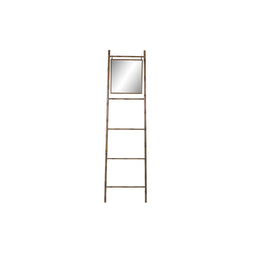 Losstaand handdoekenrek DKD Home Decor Spiegel Metaal Mosterd (55 x 3 x 190 cm)