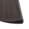 Vloerkleed rond 100 cm bamboe donkerbruin