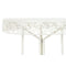 Bijzettafel DKD Home Decor Metaal Wit (60 x 60 x 70 cm)