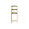 Planken DKD Home Decor Gouden Metaal Spiegel 49,5 x 49,5 x 80 cm