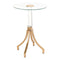 Bijzettafel DKD Home Decor Gouden Metaal Acryl (42 x 42 x 60 cm)