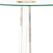 Bijzettafel DKD Home Decor Gouden Metaal Acryl (42 x 42 x 60 cm)