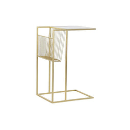 Tijdschriftenrek DKD Home Decor Spiegel Gouden Metaal (48 x 35 x 71 cm)