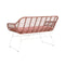 Tafelset met 3 fauteuils DKD Home Decor 124 x 74 x 84 cm Metaal Synthetische rotan