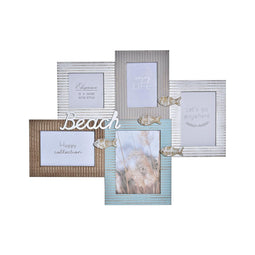 Fotolijsten DKD Home Decor Beach 51 x 2 x 40,5 cm Hout Zeeman