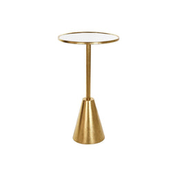 Bijzettafel DKD Home Decor Spiegel Gouden Metaal (40 x 40 x 72 cm)