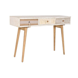 Console DKD Home Decor Spar Natuurlijk Wit 120 x 35 x 80 cm