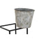 Grondlegger DKD Home Decor Grijs Metaal Versleten 34 x 34 x 71 cm
