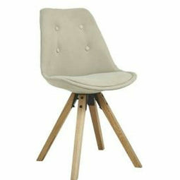 Keukenstoel DKD Home Decor 48 x 44 x 84 cm Beige Bruin