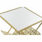 Tijdschriftenrek DKD Home Decor Spiegel Gouden Metaal (45 x 45 x 55 cm)