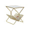 Tijdschriftenrek DKD Home Decor Spiegel Gouden Metaal (45 x 45 x 55 cm)