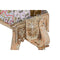 Kruk DKD Home Decor Olifant Multicolour Mangohout 65 x 31,7 x 38 cm