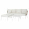 Tuinbank DKD Home Decor Beige Aluminium Touw 196 x 75 x 68,5 cm