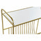 Tijdschriftenrek DKD Home Decor Spiegel Gouden Metaal (76 x 35 x 83 cm)
