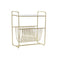 Tijdschriftenrek DKD Home Decor Spiegel Gouden Metaal (76 x 35 x 83 cm)