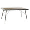 Eettafel DKD Home Decor Spar Natuurlijk Metaal Lichtgrijs 161 x 90 x 75 cm