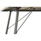 Eettafel DKD Home Decor Spar Natuurlijk Metaal Lichtgrijs 161 x 90 x 75 cm