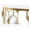 Set van 2 kleine tafels DKD Home Decor Spiegel Gouden Metaal (80 x 80 x 45 cm) (2 pcs)
