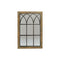 Wandspiegel DKD Home Decor Bruin Zwart Metaal Berken Natuurlijk Venster 60 x 3 x 95 cm